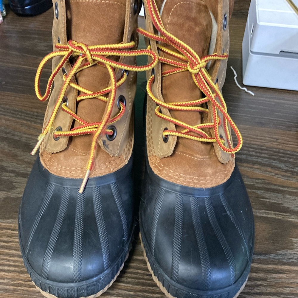 Sorel Brown and Black Winter Boots with Waterproof Design